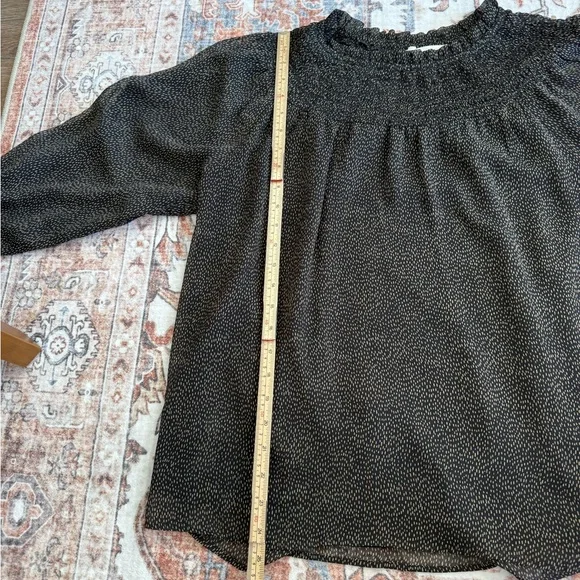 LOFT Black Sheer Women’s Blouse - Picture 7 of 7